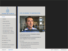 Tablet Screenshot of praxis-am-kureck.de